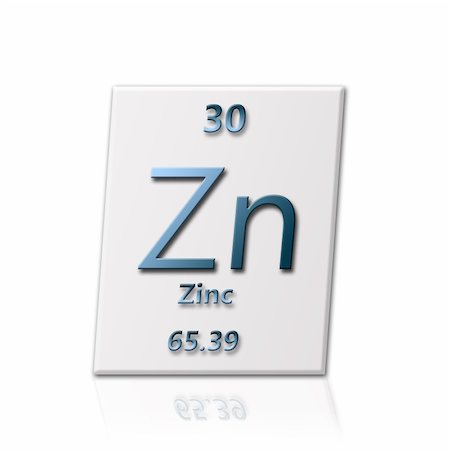 simsearch:400-05264476,k - Il y a un zinc élément chimique avec toutes les informations à ce sujet Photographie de stock - Aubaine LD & Abonnement, Code: 400-05264487