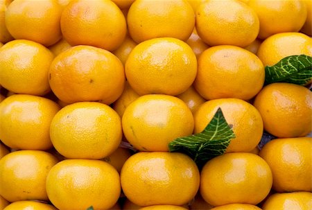 tangerines close-up Stock Photo - Budget Royalty-Free & Subscription, Code: 400-05264953