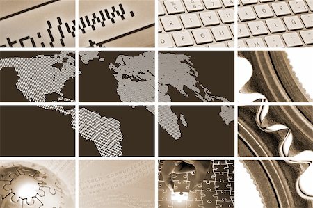 simsearch:400-04732690,k - communications and technology theme composition in sepia tone Stock Photo - Budget Royalty-Free & Subscription, Code: 400-05265329