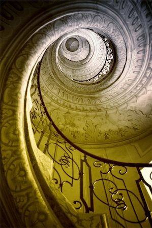 simsearch:400-04736949,k - Very old spiral stairway case Stock Photo - Budget Royalty-Free & Subscription, Code: 400-05265532