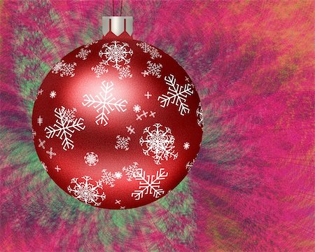 simsearch:400-05674130,k - Christmas Tree Ball Illustration Photographie de stock - Aubaine LD & Abonnement, Code: 400-05265912