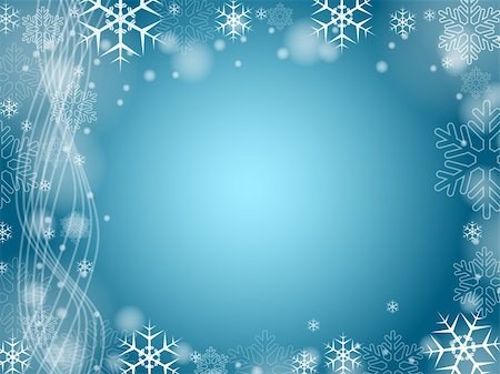 simsearch:400-05006261,k - blue christmas background with snowflakes and bands Photographie de stock - Aubaine LD & Abonnement, Code: 400-05266109