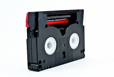 simsearch:400-04728971,k - Mini DV Cassettes isolated against a white background Stock Photo - Budget Royalty-Free & Subscription, Code: 400-05266345