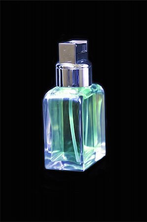 Perfume on black background Stock Photo - Budget Royalty-Free & Subscription, Code: 400-05266891