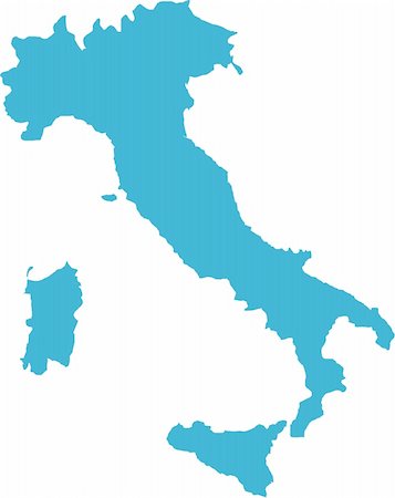 There is a map of Italy country Stockbilder - Microstock & Abonnement, Bildnummer: 400-05267599