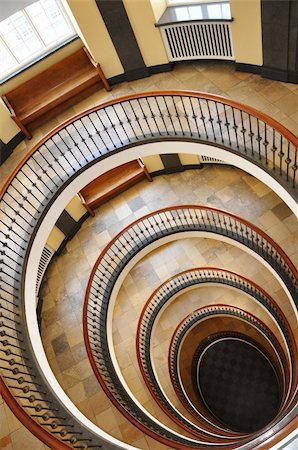simsearch:400-04736949,k - Spiral staircase - Scnadinavian Interior Design Stock Photo - Budget Royalty-Free & Subscription, Code: 400-05267889