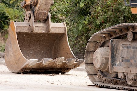 simsearch:400-06171776,k - heavy building bulldozer close up Fotografie stock - Microstock e Abbonamento, Codice: 400-05268186