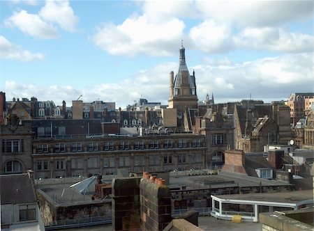 simsearch:400-05260380,k - Aerial view of the city of Glasgow, Scotland Foto de stock - Royalty-Free Super Valor e Assinatura, Número: 400-05268352