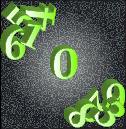 simsearch:400-05902406,k - Abstract background with numbers Stock Photo - Budget Royalty-Free & Subscription, Code: 400-05269052