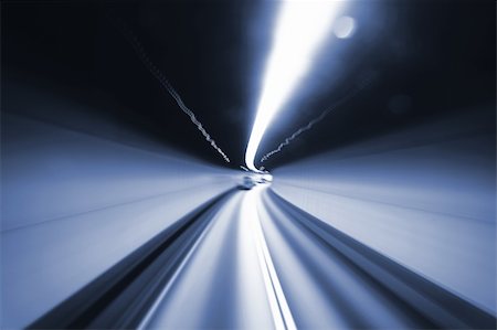 road curvy blur motion - tunnel, high speed blur Stock Photo - Budget Royalty-Free & Subscription, Code: 400-05269245