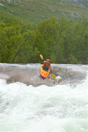 simsearch:400-03963892,k - Kayak trip on the waterfalls in Norway. July 2010 Stockbilder - Microstock & Abonnement, Bildnummer: 400-05269701