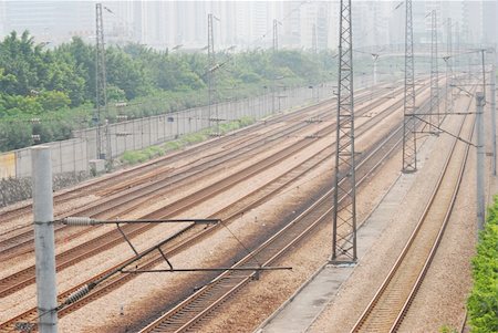 defun (artist) - railway in China Fotografie stock - Microstock e Abbonamento, Codice: 400-05260200