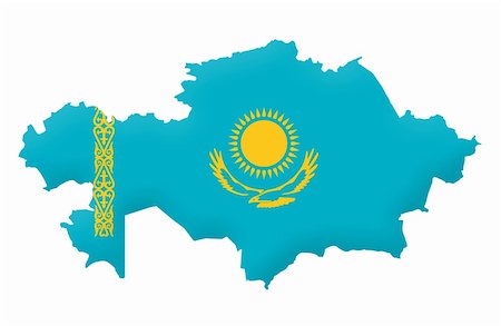Republic of Kazakhstan Stock Photo - Budget Royalty-Free & Subscription, Code: 400-05260258