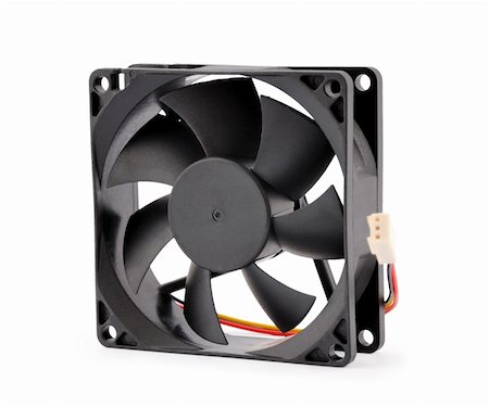 simsearch:400-08676685,k - The computer fan isolated on white background Stock Photo - Budget Royalty-Free & Subscription, Code: 400-05260661