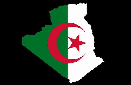 People's Democratic Republic of Algeria Foto de stock - Super Valor sin royalties y Suscripción, Código: 400-05261289