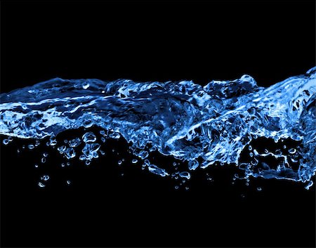 air bubbles in water isolated on black background Stock Photo - Budget Royalty-Free & Subscription, Code: 400-05261454