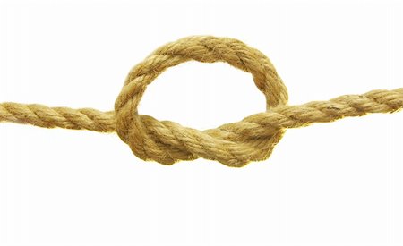 simsearch:400-06063149,k - Close up shot of a rope with a knot Photographie de stock - Aubaine LD & Abonnement, Code: 400-05262299