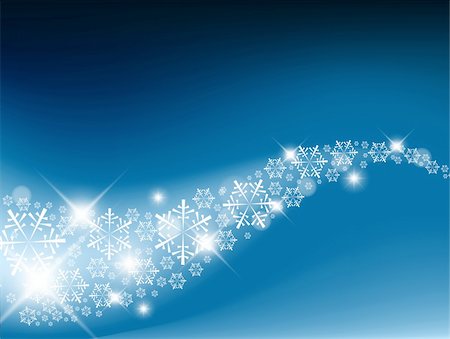 simsearch:400-04363033,k - Blue Abstract Christmas  background with white snowflakes Photographie de stock - Aubaine LD & Abonnement, Code: 400-05262910