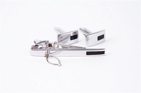 silver cuff link Photographie de stock - Aubaine LD & Abonnement, Code: 400-05262971