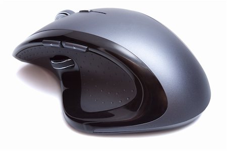 ergonomic - Modern Ergonomic Mouse isolated on the white background Stock Photo - Budget Royalty-Free & Subscription, Code: 400-05274492