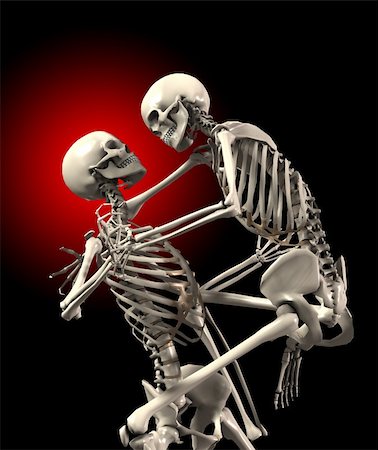 simsearch:400-03933783,k - Some skeletons that are fighting each other. Stock Photo - Budget Royalty-Free & Subscription, Code: 400-05274778