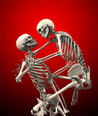 simsearch:400-03933783,k - Some skeletons that are fighting each other. Stock Photo - Budget Royalty-Free & Subscription, Code: 400-05274779