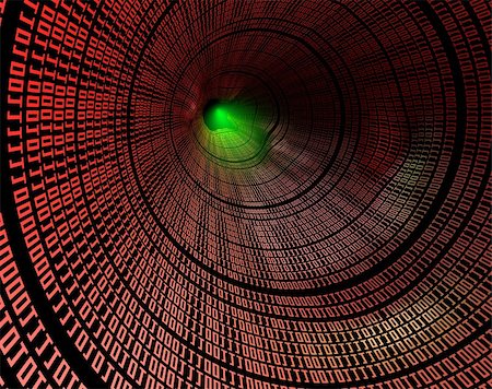 simsearch:400-05694624,k - Abstract image of tunnel with binary language Stock Photo - Budget Royalty-Free & Subscription, Code: 400-05275019