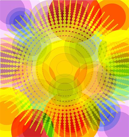 vector illustration of an abstract sunny background. Stockbilder - Microstock & Abonnement, Bildnummer: 400-05275240