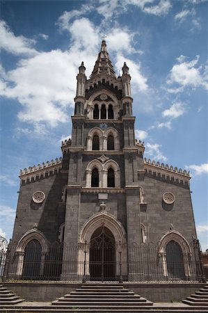 evangelical cathedral - Church in Randazzo in Sicily in Italy Foto de stock - Super Valor sin royalties y Suscripción, Código: 400-05275453