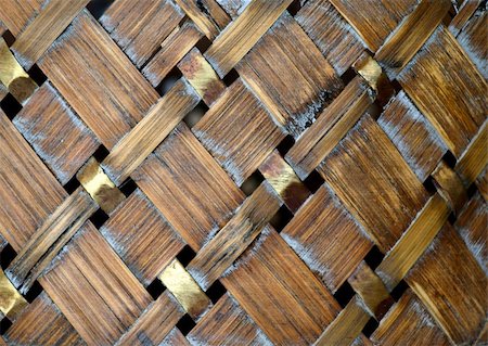 Texture of old wicker birch basket with knots and strong lines Photographie de stock - Aubaine LD & Abonnement, Code: 400-05275610