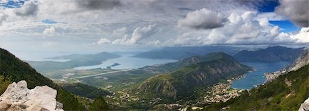 simsearch:400-04913744,k - View from 1245 meters heigh to the Kotor Bay in Montenegro Photographie de stock - Aubaine LD & Abonnement, Code: 400-05276002