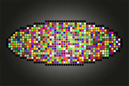 Abstract geometric vector background made of various color squares Fotografie stock - Microstock e Abbonamento, Codice: 400-05276413