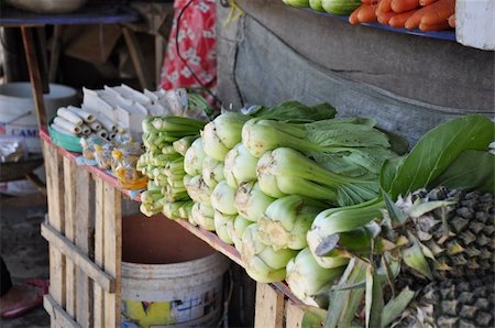 Vegetables for sale on the market in Hoi-An, Vietnam Stock Photo - Budget Royalty-Free & Subscription, Code: 400-05276561