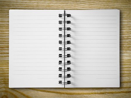 simsearch:400-04663106,k - Blank open white notebook on wood vertical background Stock Photo - Budget Royalty-Free & Subscription, Code: 400-05276725