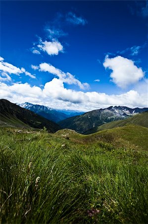 simsearch:400-04365372,k - Mountain top under the blue sky with clouds. Stock Photo - Budget Royalty-Free & Subscription, Code: 400-05276843