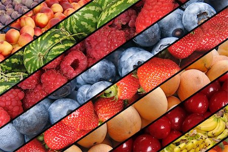 simsearch:400-06177351,k - Assortment of delicious fruit in close-up Stock Photo - Budget Royalty-Free & Subscription, Code: 400-05276884