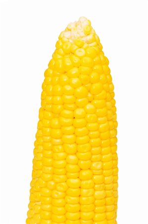 simsearch:400-04243170,k - Corn cob isolated on the white background Stock Photo - Budget Royalty-Free & Subscription, Code: 400-05277099