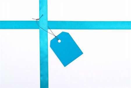 sedmi (artist) - Blue ribbons with tag Foto de stock - Super Valor sin royalties y Suscripción, Código: 400-05277199