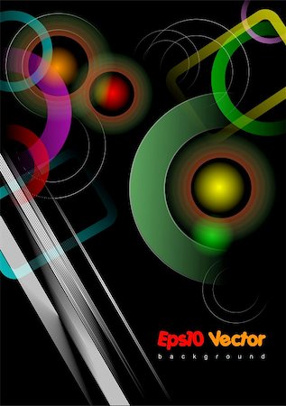 Eps 10 vector black background Stock Photo - Budget Royalty-Free & Subscription, Code: 400-05277702