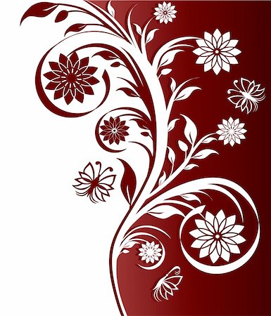 Vektor-Illustration ein floral ornament Stockbilder - Microstock & Abonnement, Bildnummer: 400-05277900