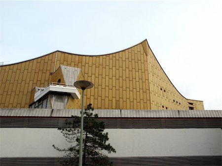 The Berliner Philarmonie concert hall, Berlin, Germany Stock Photo - Budget Royalty-Free & Subscription, Code: 400-05278164