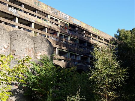 simsearch:400-04323461,k - Ruins of St Peter Seminary, iconic new brutalist building in Cardross nr Glasgow, Scotland Stock Photo - Budget Royalty-Free & Subscription, Code: 400-05278168