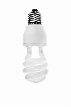 simsearch:400-04263435,k - Modern electric bulb isolated on a white background Photographie de stock - Aubaine LD & Abonnement, Code: 400-05278220