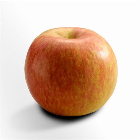 simsearch:400-04266693,k - Apple, one fresh and beautiful fruit isolated on white. Foto de stock - Super Valor sin royalties y Suscripción, Código: 400-05278405
