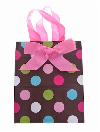 simsearch:400-04231102,k - Colorful Gift or Shopping Bag Isolated on White with a Clipping Path. Fotografie stock - Microstock e Abbonamento, Codice: 400-05278865