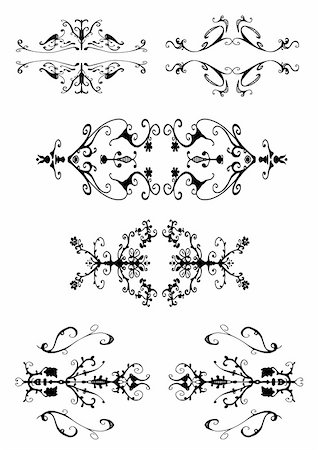 Vector illustration of abstract vector design elements Stock Photo - Budget Royalty-Free & Subscription, Code: 400-05270471