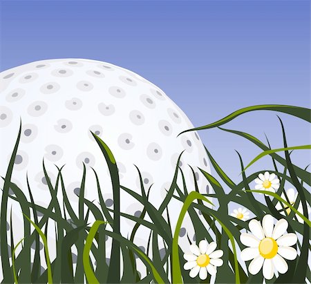 Abstract sport background, Golf Ball Vector Stock Photo - Budget Royalty-Free & Subscription, Code: 400-05270483