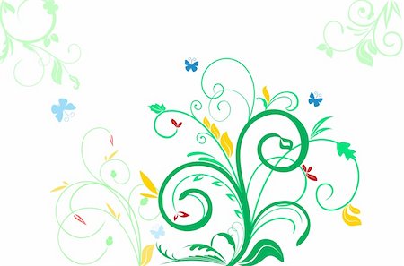 simsearch:400-08022685,k - Floral decorative background for holiday?s card. Vector Stock Photo - Budget Royalty-Free & Subscription, Code: 400-05271280