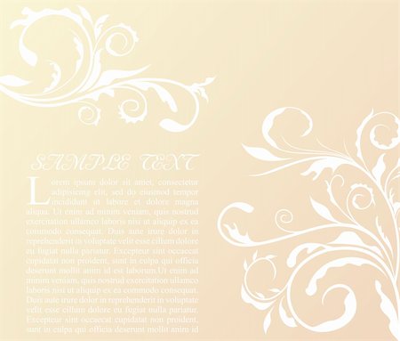 simsearch:400-05680613,k - Illustration the floral decor element for design and border - vector Photographie de stock - Aubaine LD & Abonnement, Code: 400-05271348