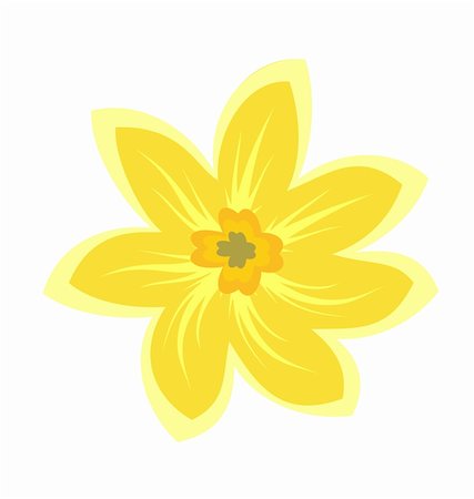 simsearch:400-04258779,k - Cartoon illustration of flowers - vector Stock Photo - Budget Royalty-Free & Subscription, Code: 400-05271488